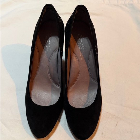 Kenneth Cole New York Exclusive 9*2*5 Technology Black Wedges 8.5M - Picture 7 of 9